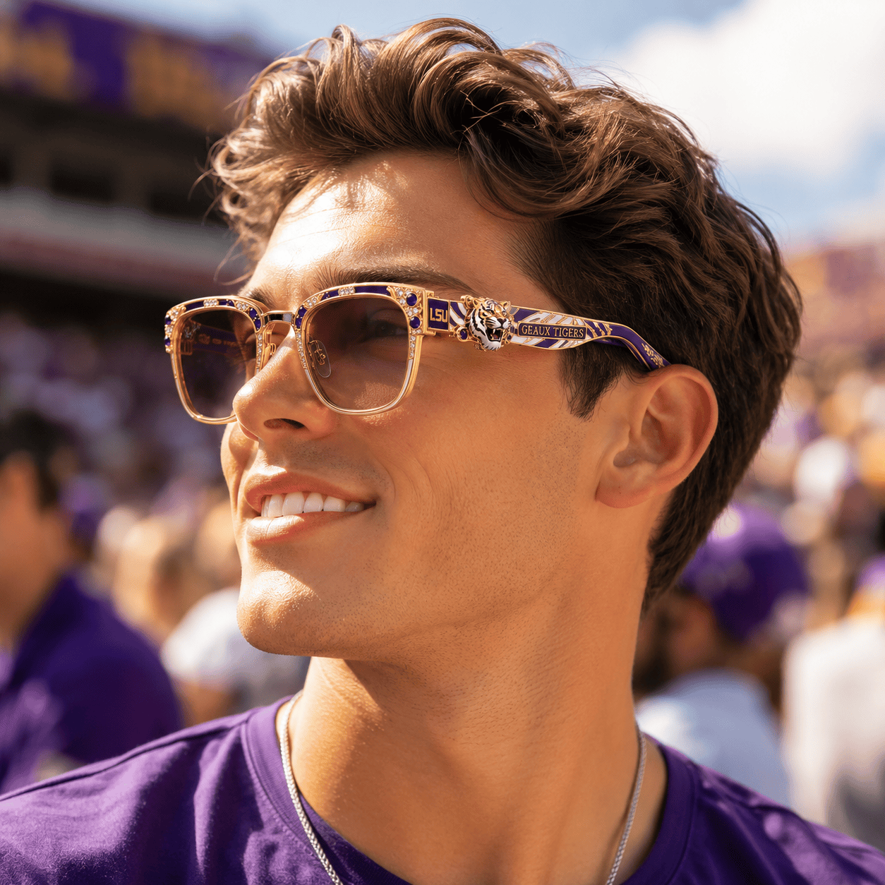 PREMIUM LSU UNISEX SUNGLASSES PDL