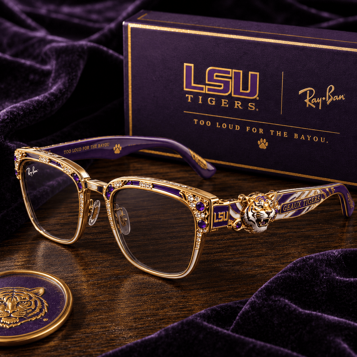 PREMIUM LSU UNISEX SUNGLASSES PDL