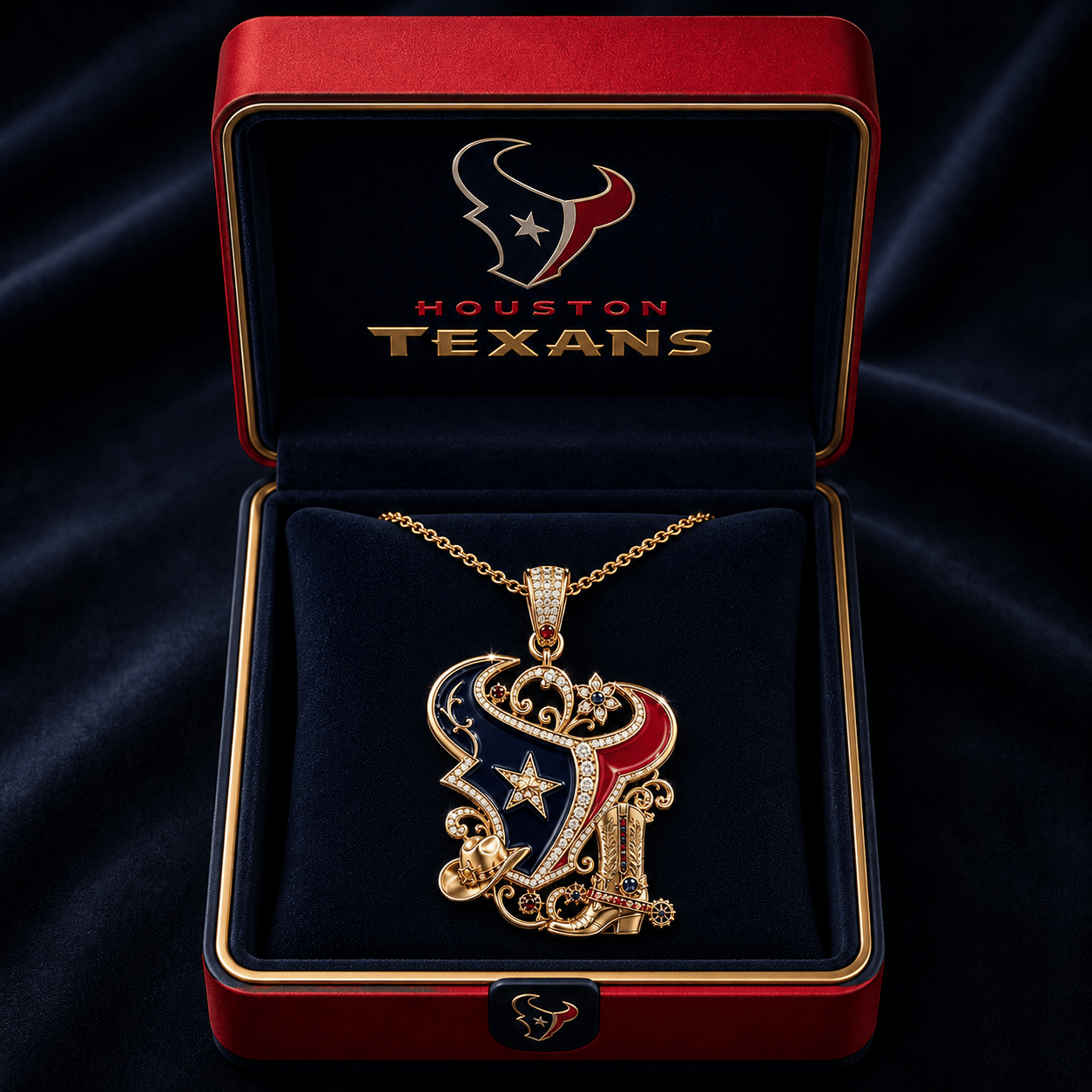 HTX Solid Gold Chain with Diamond Pendant BMD