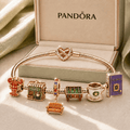 FRS Rose Gold Charm Bracelet Set TMH
