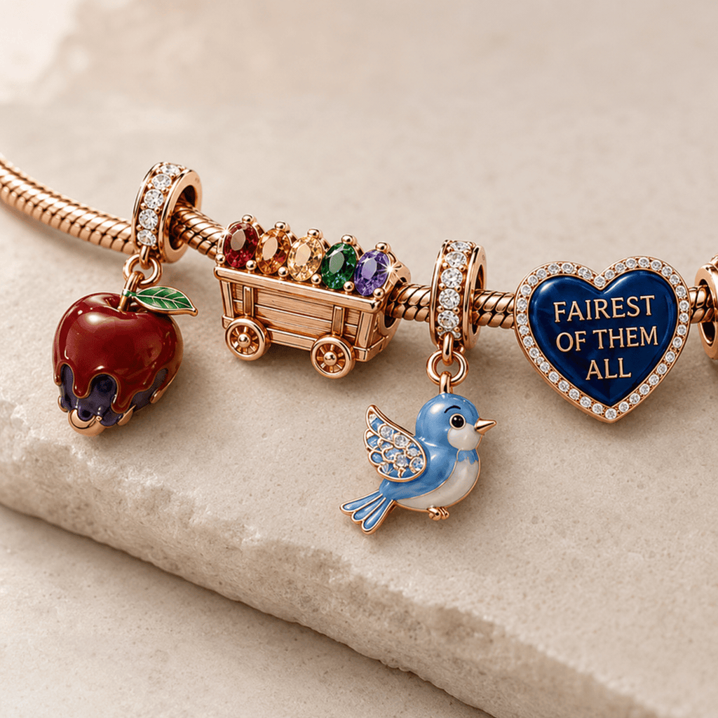 SWATS Rose Gold Charm Bracelet Set TMH