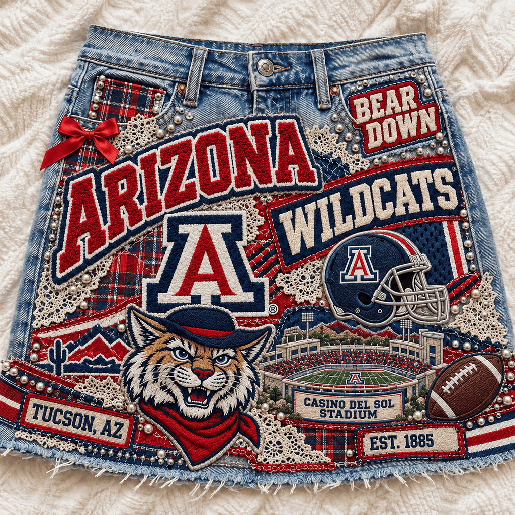 AWC Embellished Denim Skirt NTKO