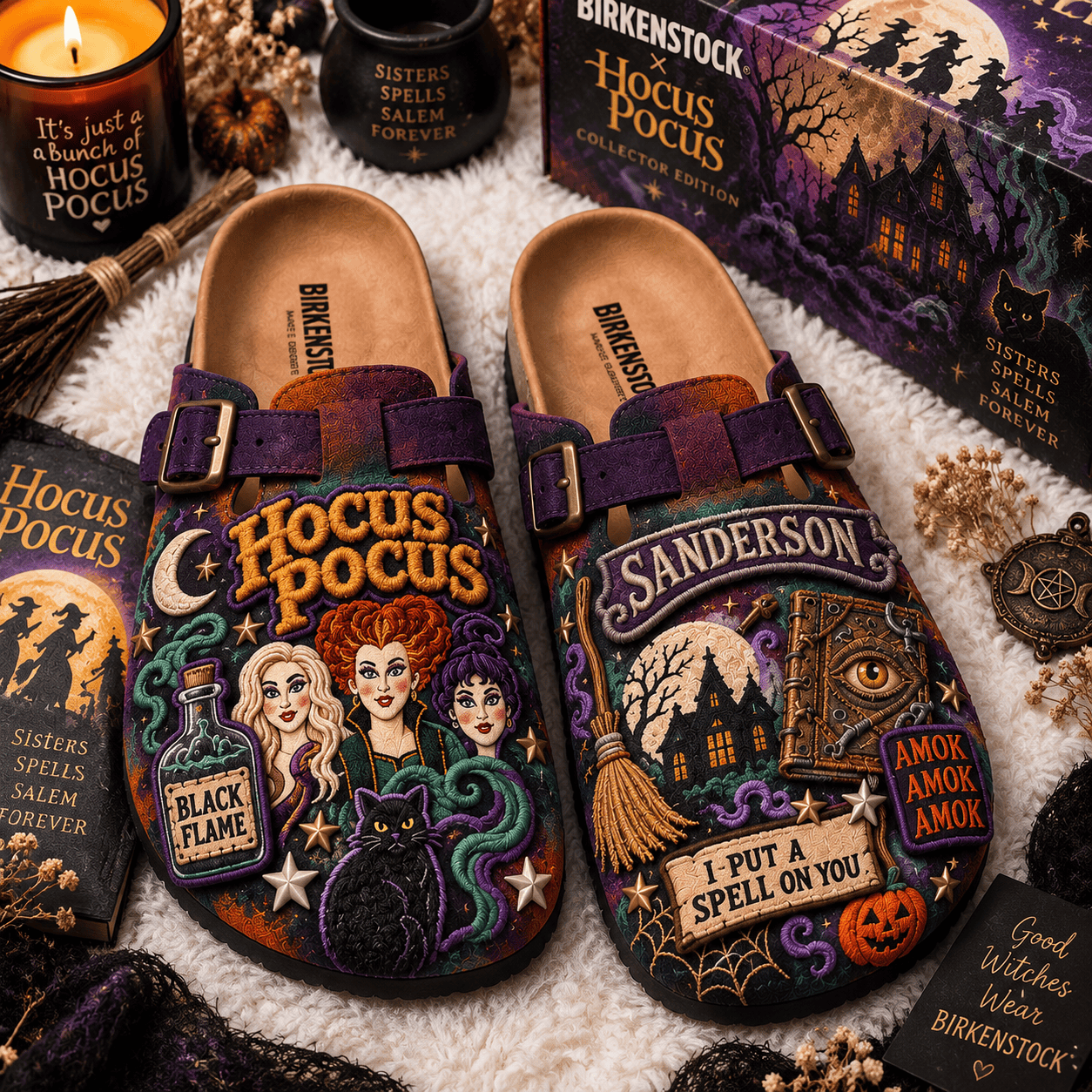 PREMIUM HCPC MINK SUEDE CLOGS TTNL