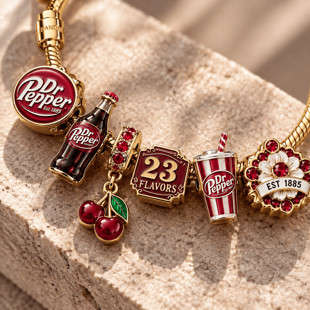 DPR Gold Charm Bracelet Set TTN