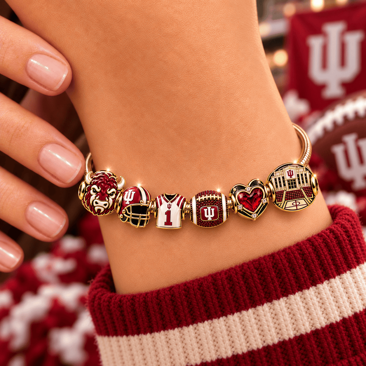 IDH Gold Charm Bracelet Set PNPA