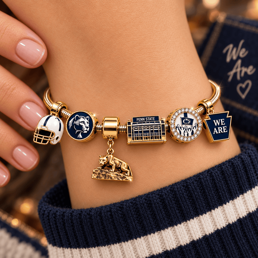 PSNL Gold Charm Bracelet Set PNPA