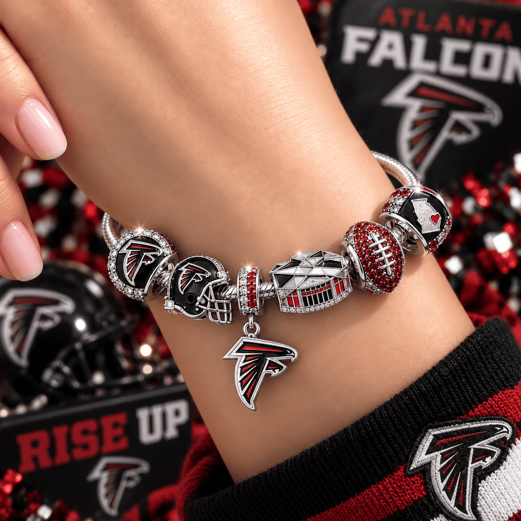 ATF Silver Charm Bracelet Set VTH