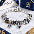 NMSM Silver Charm Bracelet Set BMD