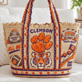 CTFB Straw-Style Embellished Tote Bag HTTT